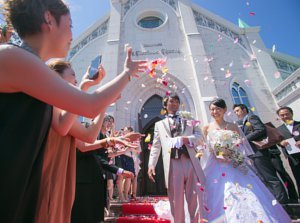 大好きがいっぱいつまった結婚式の挙式実例画像