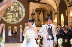 大好きがいっぱいつまった結婚式の挙式画像
