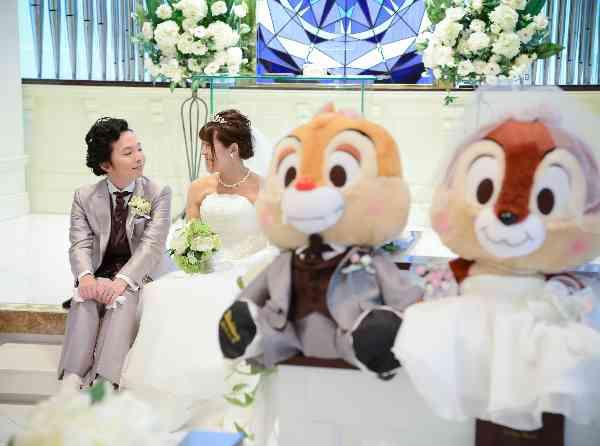 大好きなディズニーを取り入れたウエディング❤の挙式実例画像