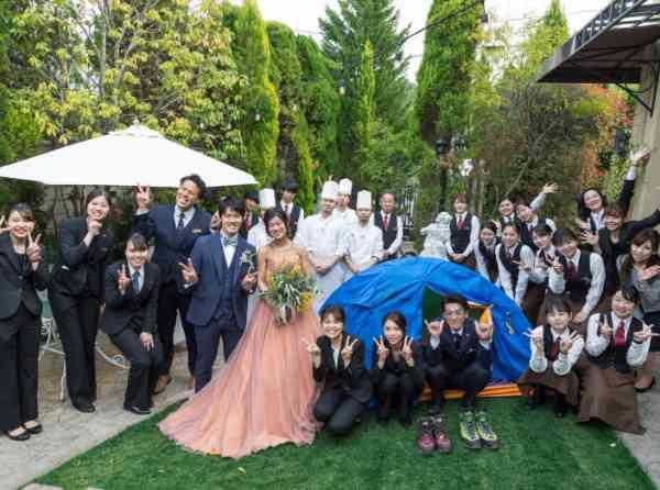 お二人共通の趣味を詰め込んだWeddingの挙式実例画像