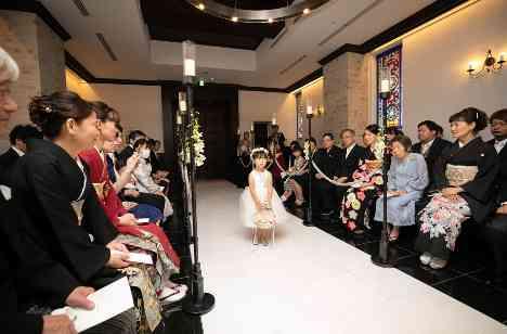 上質で大人なプライベートな結婚式だできましたの挙式画像