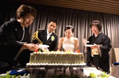手作り感溢れる　オリジナルウエディングの演出画像