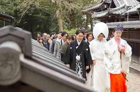 奈良を感じるWEDDINGの挙式画像