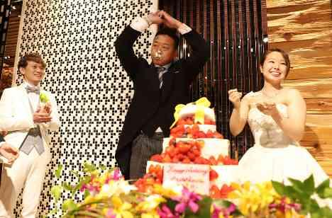 笑顔あふれるsummer wedding ❤の披露宴画像