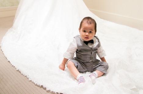 お子様と3人の結婚式の準備・打ち合わせ画像