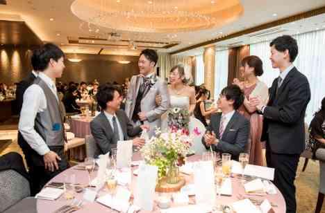ゲストと楽しむ思い出いっぱいウェディングの披露宴画像