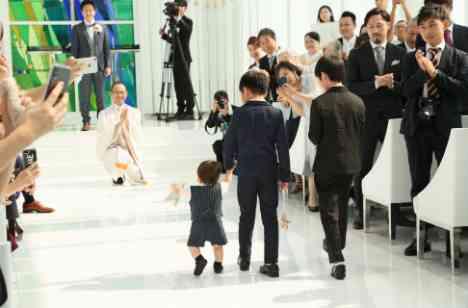 笑い有 涙有 感動有の結婚式の挙式画像