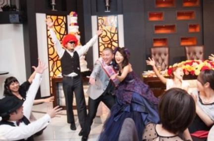 音楽とダンスにこだわった、笑顔の絶えない結婚式♪の披露宴画像