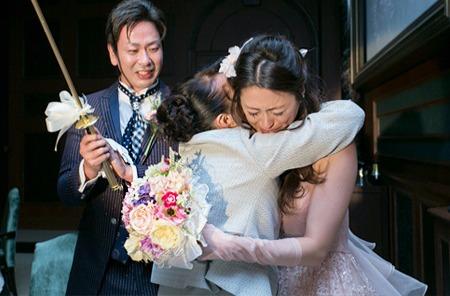 手作りアイテム満載なat home weddingの披露宴画像