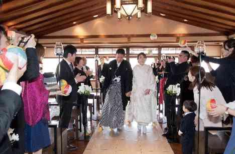 日本・京都らしさをテーマにした、感謝を届ける一日の挙式画像
