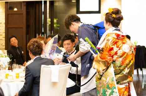 みんなで楽しむオンリーワンウエディング！の披露宴画像
