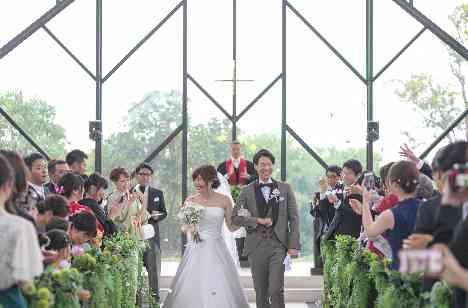 "幸せいっぱい、笑顔いっぱい"な最高の結婚式でしたの挙式画像