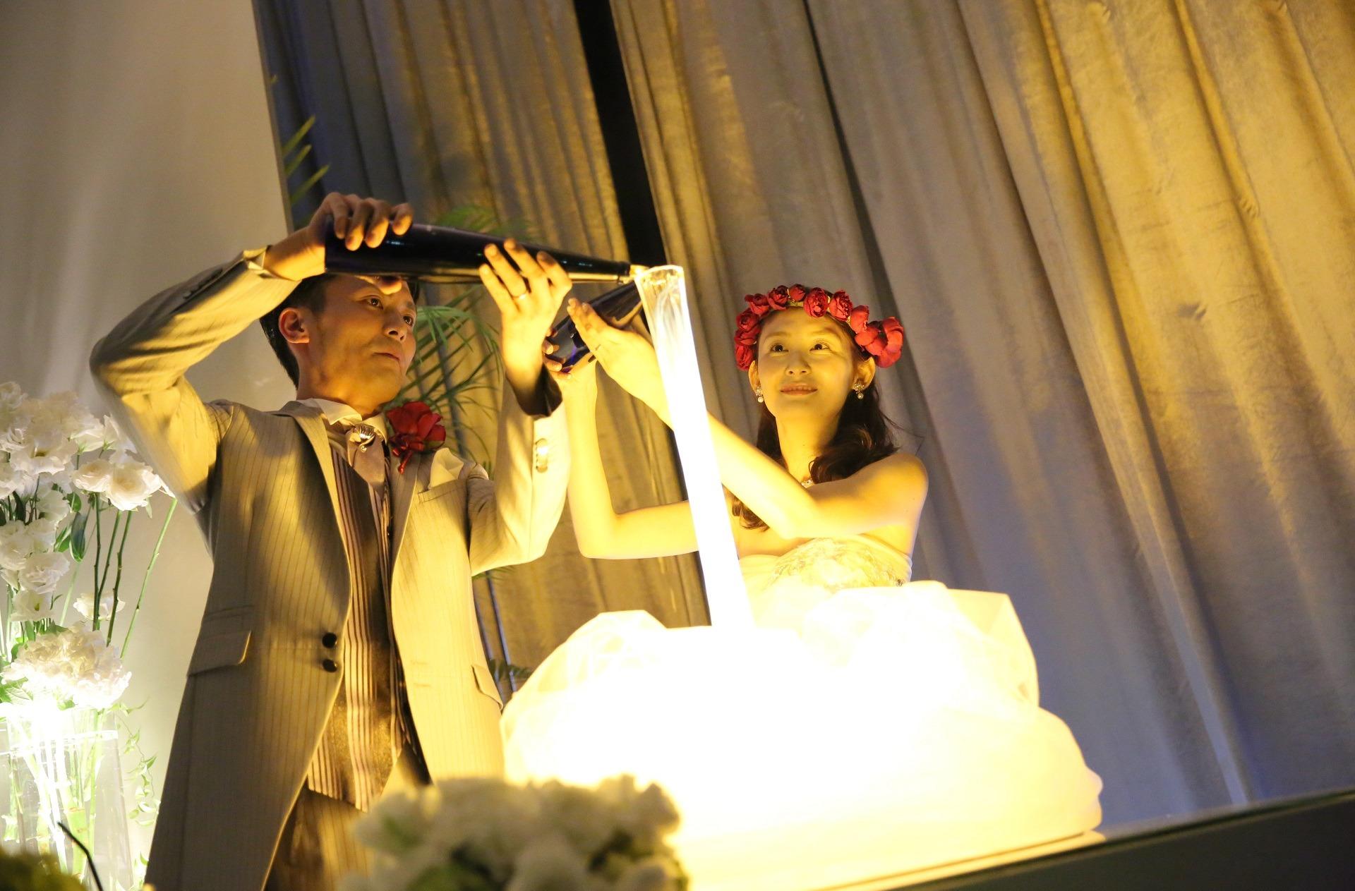 ~空が繋いだお二人の天空WEDDING~の演出画像