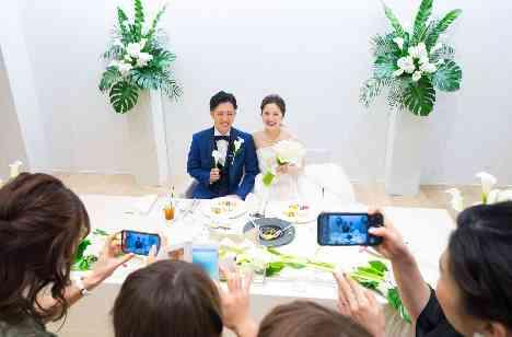 Minimalism Weddingの披露宴画像