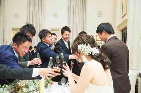 ゲスト参加型のアットホームなご結婚式の披露宴画像