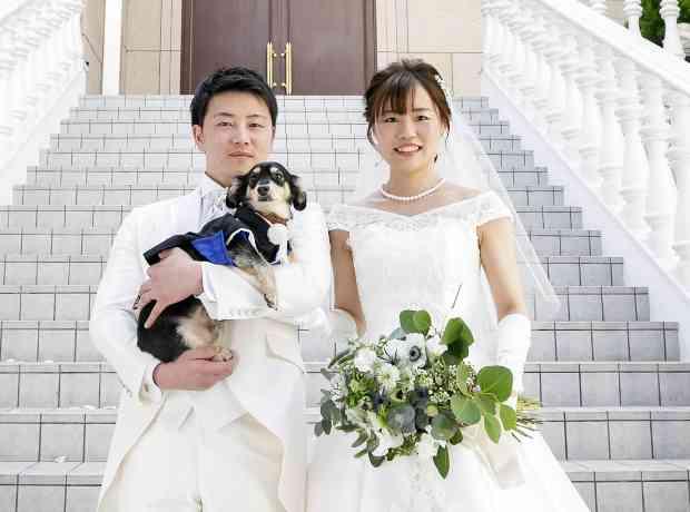 愛する家族　ワンちゃんと共に…の挙式実例画像