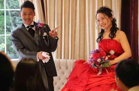 ゲスト様へ感謝の気持ちと参加型の結婚式☆の披露宴画像