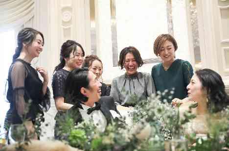 お洒落に肩ひじ張らない パパ&ママWeddingの披露宴画像