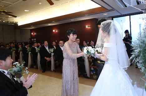 素敵なスタッフさんとオンリーワンの結婚式の挙式画像