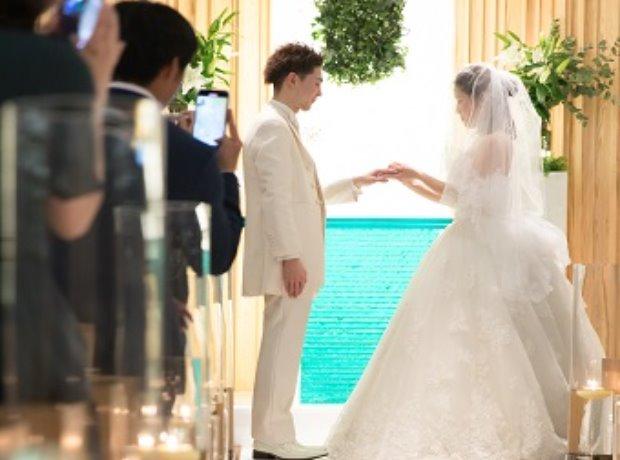 お２人らしさ「１００％」WEDDING！の挙式実例画像