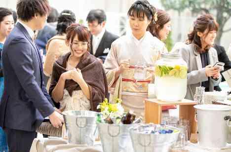ペットも参加♪Natural Weddingの挙式画像