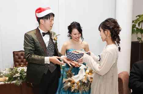 クリスマスのワクワク感を♪大人会×トナカイの披露宴画像
