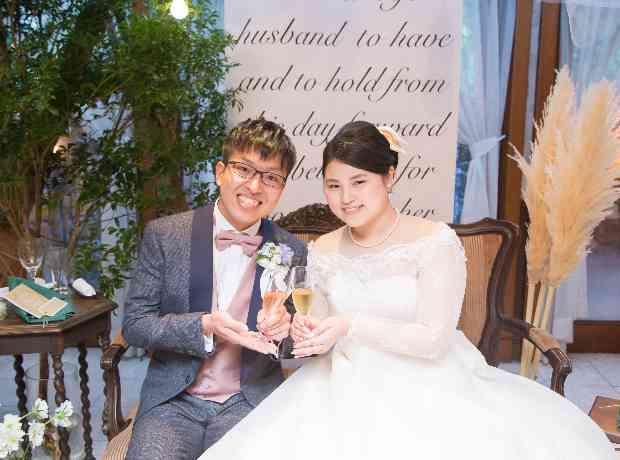 光×緑×笑顔溢れる結婚式♪の挙式実例画像