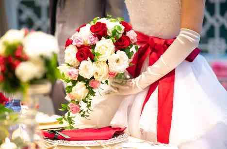 Christmas Weddingの披露宴画像