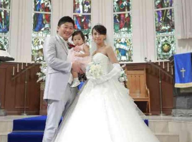 「テーマパーク」がテーマのパパママキッズ婚の挙式実例画像