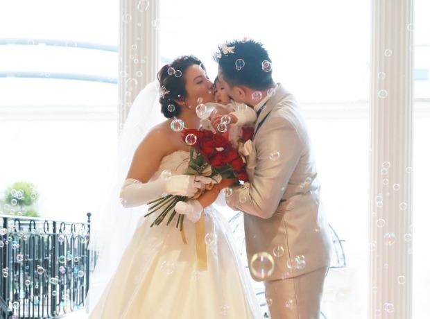 絆が深まる結婚式の挙式実例画像