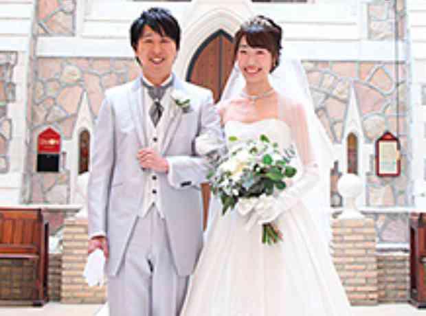 素敵な笑顔とともにの挙式実例画像