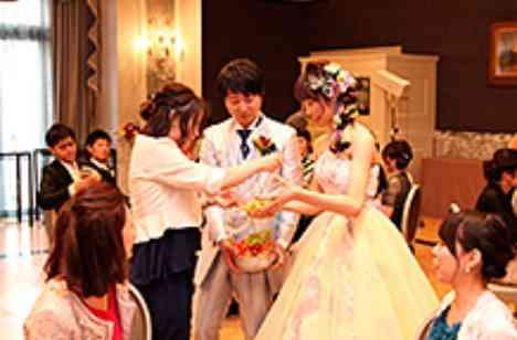 素敵な笑顔とともにの演出画像