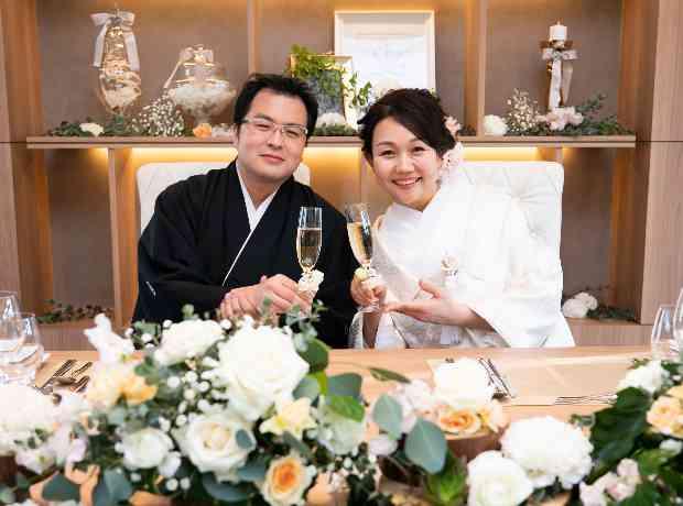 ゲストと一緒に楽しむ結婚式♡の挙式実例画像