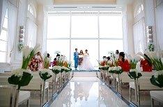 ☆自分達らしいオリジナリティのある結婚式☆の挙式画像