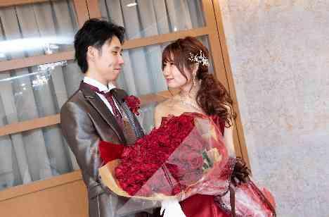 薔薇と笑顔と感動がいっぱいの一日の演出画像