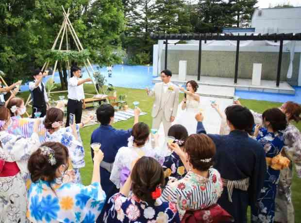 【30名】夏祭りWeddingの挙式実例画像