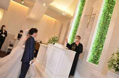 結婚式を諦めなくてよかった！の挙式画像