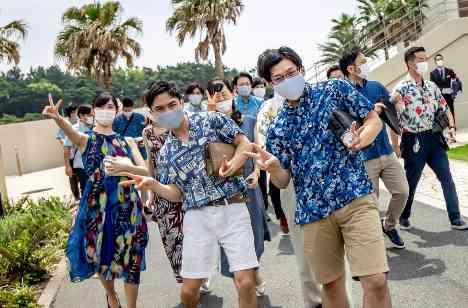 海のかりゆしweddingの披露宴画像