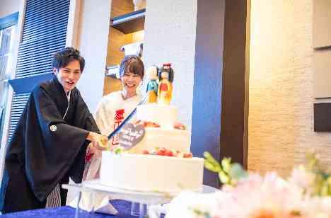 笑顔あふれる"和"weddingの披露宴画像