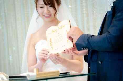 ゲストとわいわい！アットホームWedding☆の挙式画像