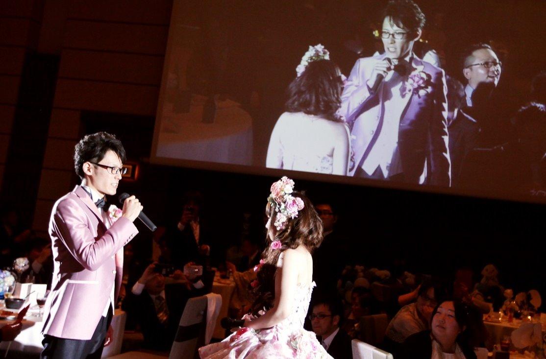海と船をテーマとしたマリンウエディングの演出画像
