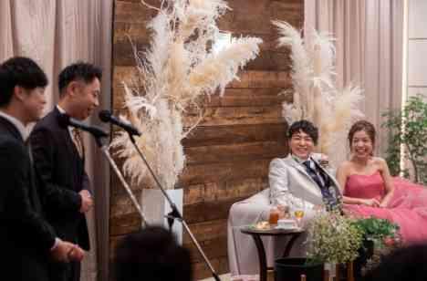 周りを一瞬で笑顔に変えてしまう最強のお2人の演出画像