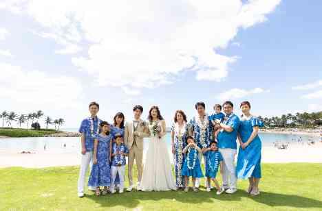 ずっと2人で話していた、ハワイウェディングの演出画像