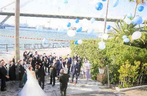 料理にこだわったアットホームweddingの演出画像