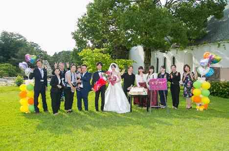 ふたりだけの結婚式 晴れやかな空が導くふたりの未来の披露宴画像