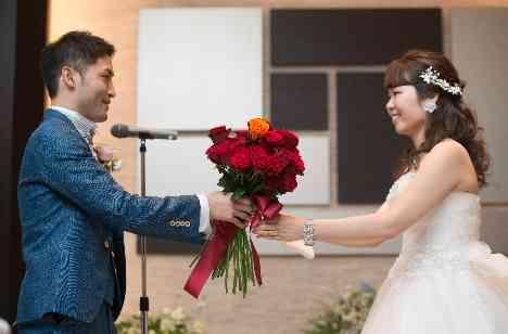 お互いに感謝を伝える結婚式の演出画像