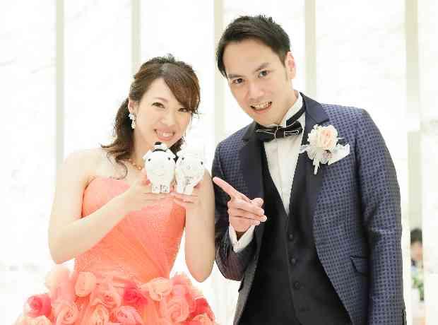 憧れだった結婚式場でのパーティーの挙式実例画像
