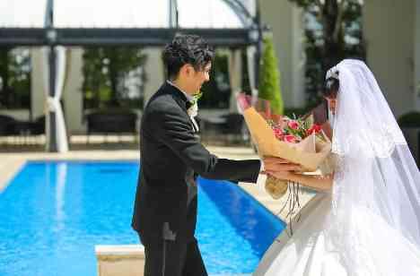 1日1組限定こだわりを満喫できる平日Weddingの挙式画像