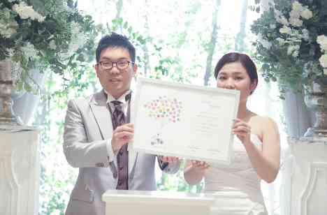 こだわり詰まった結婚式の挙式画像