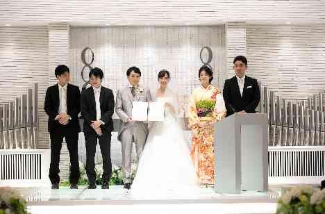 Smile　みんなが思わず笑顔になる結婚式の挙式画像